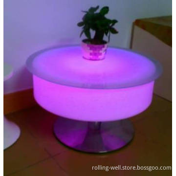 LED Illuminated Cocktail Light Table in Bar Party Events